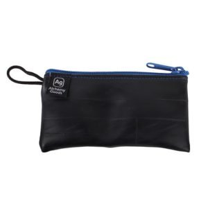 Small Zipper Pouch w/Liner- Bike Tube